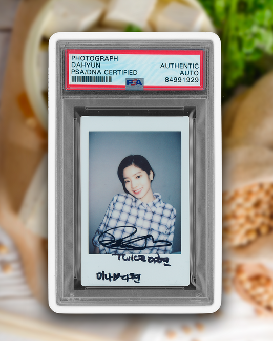 Signed Polaroid - TWICE Dahyun